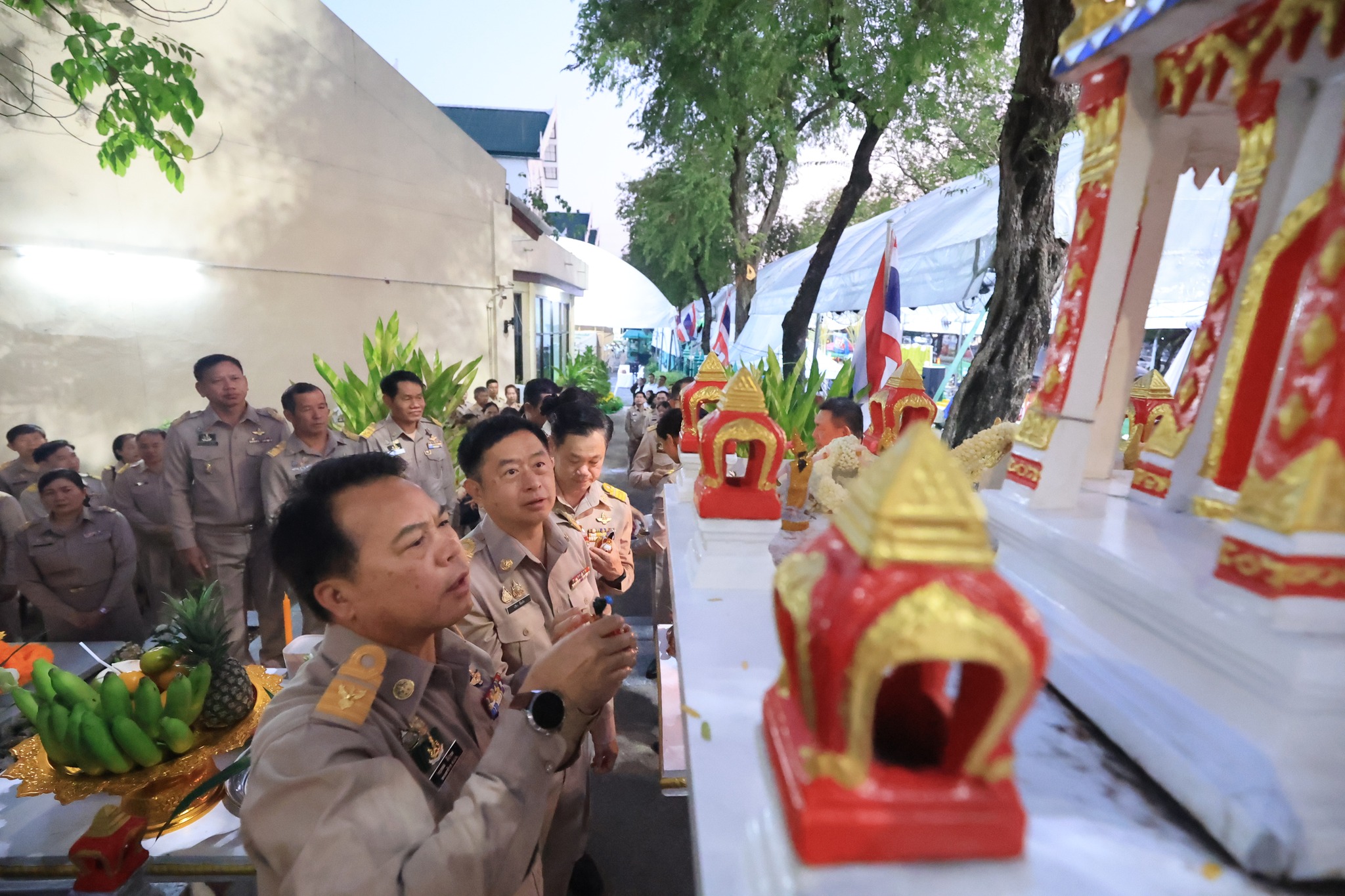 title - ส.ป.ก. จัดพิธีสักการะสิ่งศักดิ์สิทธิ์และพิธีสงฆ์ในโอกาสวันคล้ายวันสถาปนาครบรอบ 51 ปี